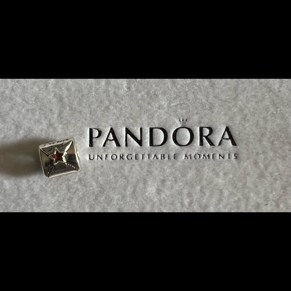 Pandora Santa letter charm for bracelets Christmas charms